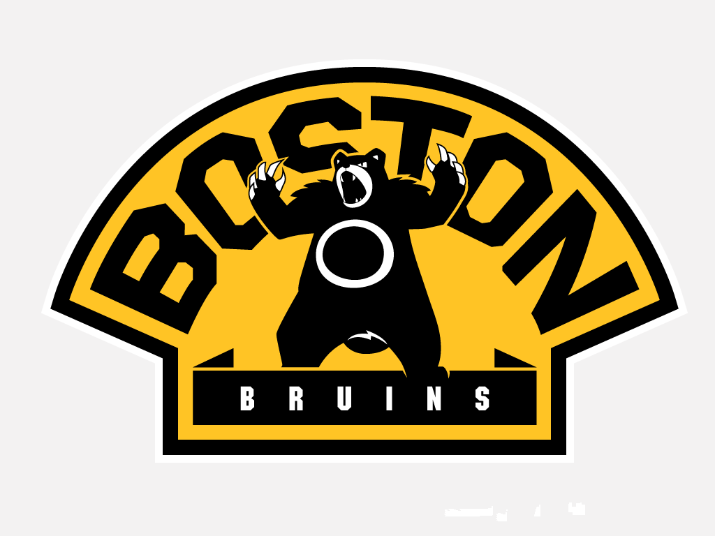 Boston Bruins logo iron on transfers